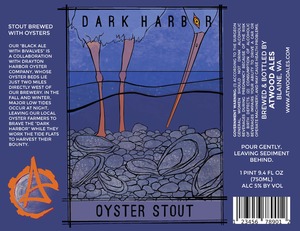 Dark Harbor Stout Brewed With Oysters April 2016
