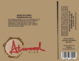 Biere De Garde Farmhouse Ale April 2016