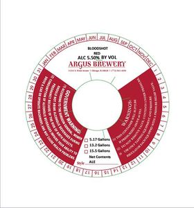 Argus Brewery Bloodshot Red April 2016