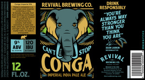 Revival Brewing Co. Conga Imperial IPA April 2016