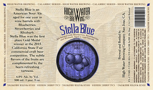 High Water Brewing Stella Blue April 2016