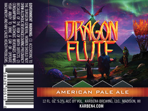 Dragon Flute American Pale Ale April 2016