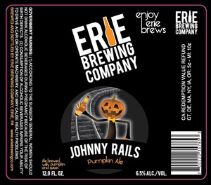 Erie Brewing Company Johnny Rails Pumpkin Ale