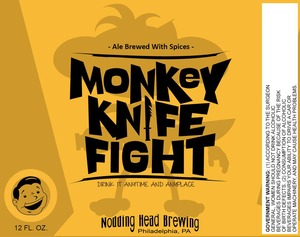 Nodding Head Monkey Knife Fight Ale April 2016