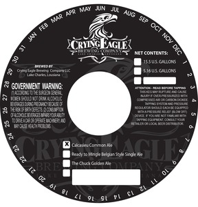 Crying Eagle Brewing Company Calcasieu Common