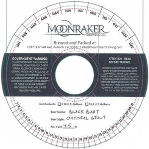 Moonraker Brewing Company Black Bart Oatmeal Stout