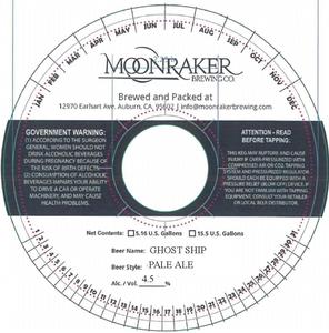 Moonraker Brewing Company Ghost Ship Pale Ale