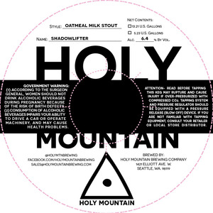 Holy Mountain Shadowlifter April 2016