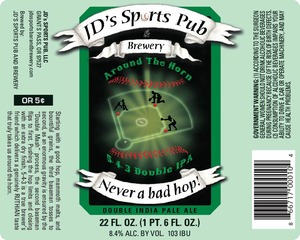 Jd's Sports Pub & Brewery Around The Horn 5 4 3 Double IPA April 2016