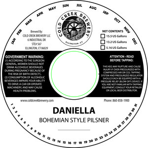 Cold Creek Brewery LLC Daniella