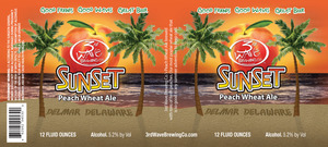 Sunset Peach Wheat Ale May 2016