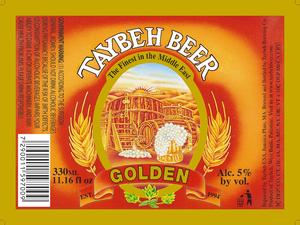 Taybeh Golden Beer Taybeh May 2016