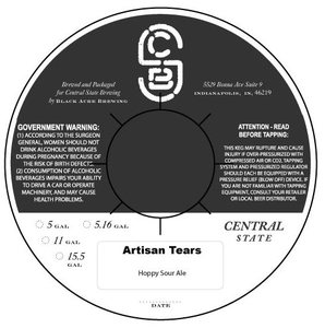 Central State Brewing Artisan Tears