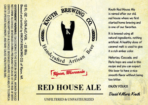 Knuth Brewing Company Red House Ale April 2016