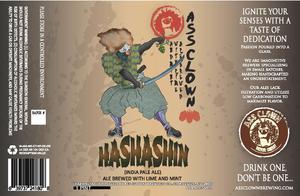 Ass Clown Brewing Company Hashashin IPA April 2016