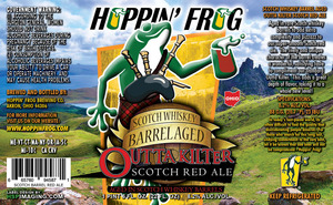 Hoppin' Frog Scotch Barrel Aged Outta Kilter - Bottle / Can - Beer ...