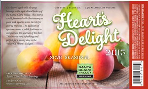 Santa Clara Valley Brewing Heart's Delight May 2016