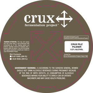 Crux Fermentation Project Crux Pilz April 2016