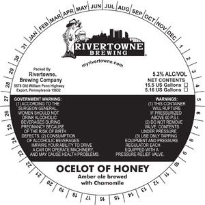 Rivertowne Ocelot Of Honey May 2016