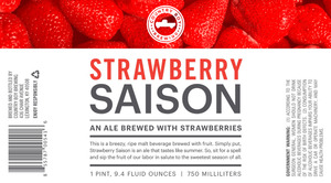 Country Boy Brewing Strawberry Saison