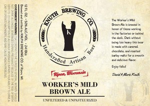 Knuth Brewing Company Worker's Mild Brown Ale