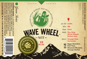Elevation Beer Company Wave Wheel
