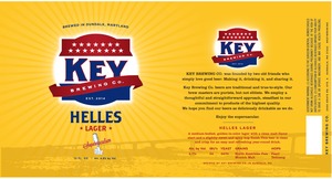 Key Brewing Co. Helles Lager May 2016