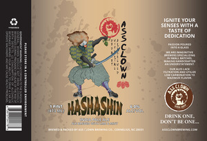 Ass Clown Brewing Company Hashashin IPA May 2016