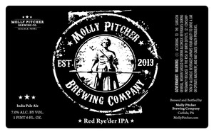 Molly Pitcher Brewing Company Red Rye'der IPA May 2016