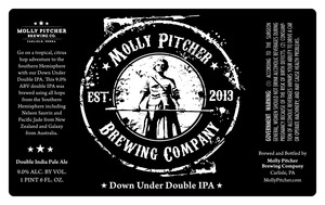 Molly Pitcher Brewing Company Down Under Double IPA