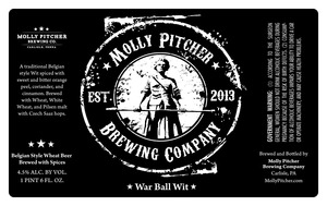 Molly Pitcher Brewing Company War Ball Wit