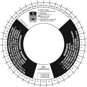 3 Stars Brewing Company Rar Collab June 2016
