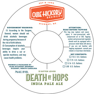 Olde Hickory Brewery Death By Hops