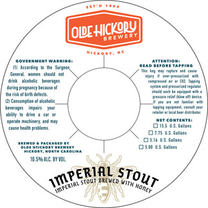 Olde Hickory Brewery Imperial Stout