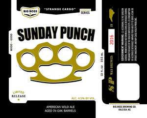 Big Boss Brewing Company Sunday Punch May 2016