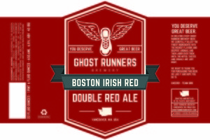 Ghost Runners Brewery Boston Irish Red Double Red Ale May 2016