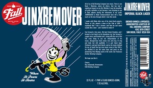Fall Brewing Company Jinxremover Imperial Black Lager