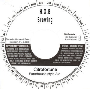 Hob Brewing Citrofortune June 2016