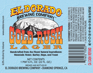 El Dorado Brewing Company Gold Rush