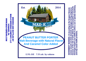 Mad-k Peanut Butter Porter June 2016