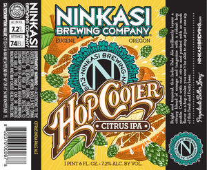 Ninkasi Brewing Company Hop Cooler Citrus IPA May 2016