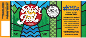 Crazy Mountain Brewing Company River Fest Pale Ale May 2016