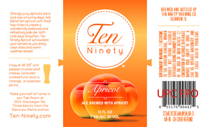 Ten Ninety Brewing Co Apricot May 2016