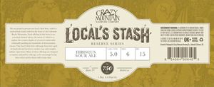 Crazy Mountain Brewing Company Local's Stash: Hibiscus Sour Ale June 2016