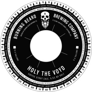 Holy The Voyd Coffee Stout June 2016