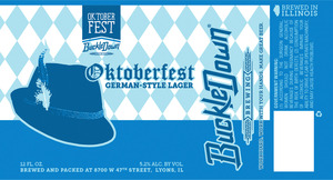 Buckledown Brewing LLC Oktoberfest German-style Lager June 2016
