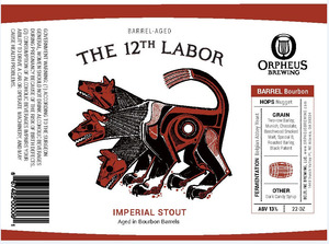 Orpheus Brewing The 12th Labor Imperial Stout