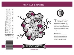 Orpheus Brewing Sykophantes Fig Sour Ale