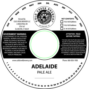 Cold Creek Brewery LLC Adelaide June 2016