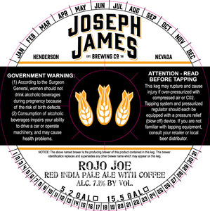 Joseph James Brewing Co., Inc. Rojo Joe June 2016